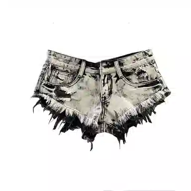 SY Vintage Low Waist Denim Shorts