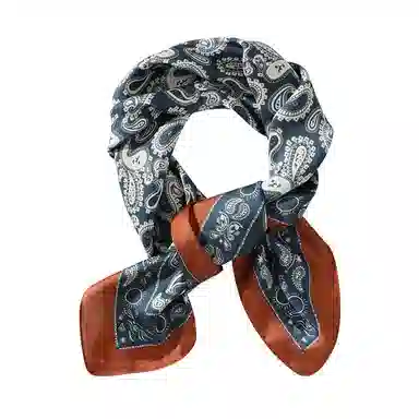 俞兆林 复古时髦腰果百搭小方巾系脖围巾发带包头绑发绑包小领巾腰带配饰高级感 丝巾 女款