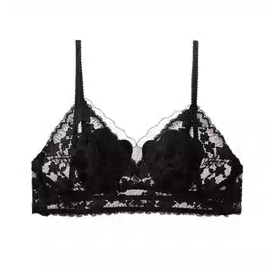 内在密码 法式蕾丝美背透气不凸点内衣植物花卉文胸 女款