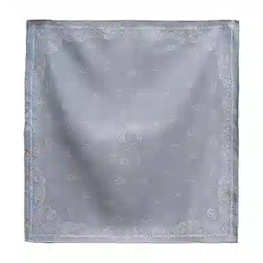 山一丸 美式复古腰果花印花潮牌 丝巾 女款