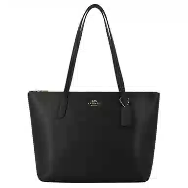COACH Zip Top Tote 30 Black