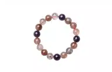 周六福 专注思维 多色水晶 手串 女款