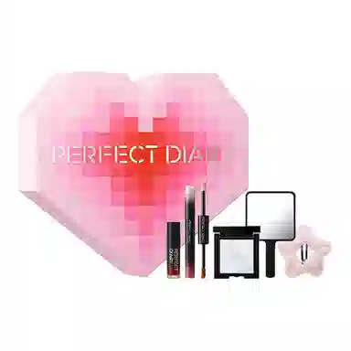 完美日记 爱心全妆礼盒化妆品礼盒 易上色丝绒自然持久亮泽清透气色 经典气质冷淡风小清新可爱治愈 多件套