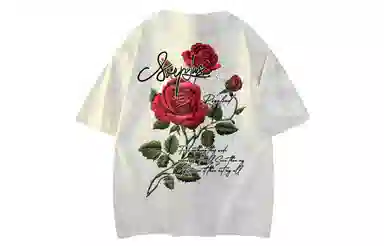 SOIEPLUS Retro Rose Logo T-Shirt
