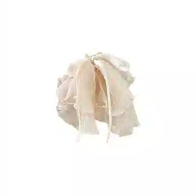 水中玉 韩系蝴蝶结飘带仿珍珠马尾夹时尚仙气后脑勺发卡高级感头饰 亚克力 发夹 女款