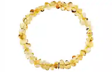 石头记 招财进宝 时来运转 八方来财暴富 做个富婆 小众设计不规则串珠首饰 新中式国朝转运好运 礼盒款天然 黄水晶 手串 男女同款情侣款