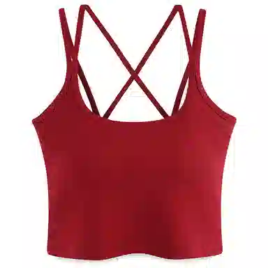 善己 美式辣妹内搭短款背心 女款