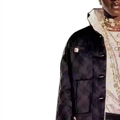 CHANEL 25A Haute Couture Silk Jacquard Shirt