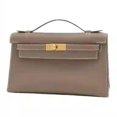 HERMES Mini Kelly Swift 18 Etoupe