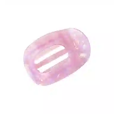 蒙妮 炫扁平弧形抓夹 亚克力 发夹 女款