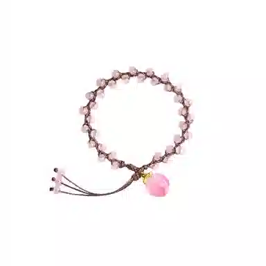 希遇 桃青蜜语 新中式国潮轻奢 小众创意设计 日常百搭 琉璃 手串 男女同款情侣款