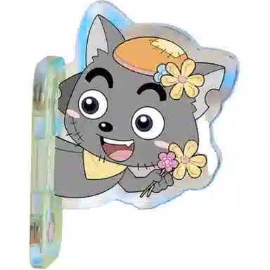 玩点无限 喜羊羊与灰太狼 灰太狼一家 冰箱贴灰太狼 红太狼 小灰灰 潮流 周边 可爱  盲盒类 单个盲袋