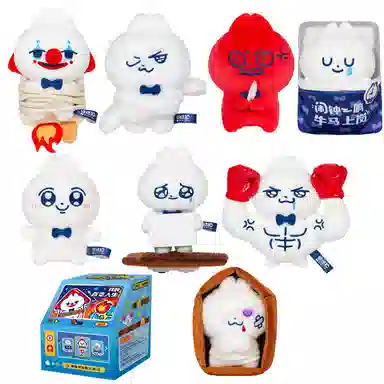 九木杂物社 线条小狗 快乐农场系列 可爱公仔萌粒迷你 盲袋 单个盲盒