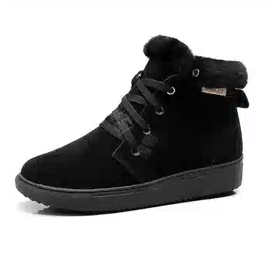 果洛菲 牛反绒 加绒保暖 防滑 雪地靴 女款