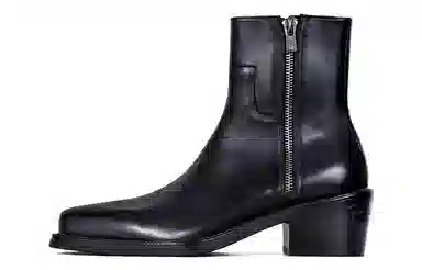 Terra Incognita Square Toe Boots Black