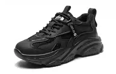 红蜻蜓 合成革 时髦百搭 潮酷拼接 可咸可甜 保暖 低帮 老爹鞋 女款