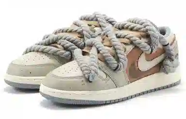 Jordan Air Jordan 1 Low GS Grey Brown