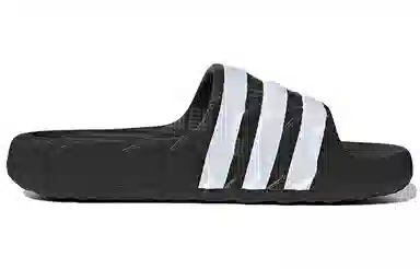 adidas Adilette 22 Black White