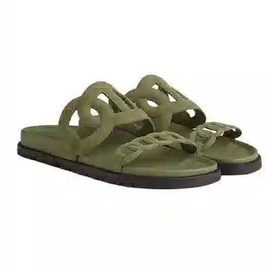 Hermes Extra Slide Green