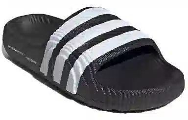adidas Adilette 22 Black White