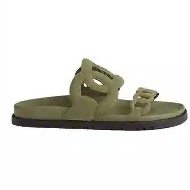 Hermes Extra Slide Green