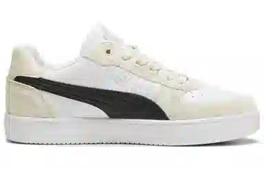 PUMA Caven White Black Beige