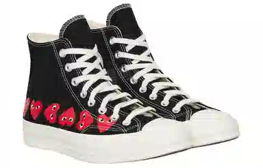 Converse x CDG Play Multi Heart Chuck 70 Hi
