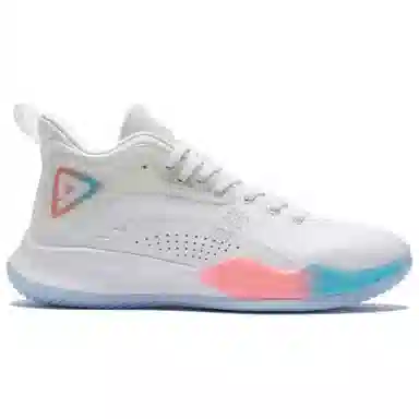 匹克 减震防滑耐磨 低帮 篮球鞋 男款 白色