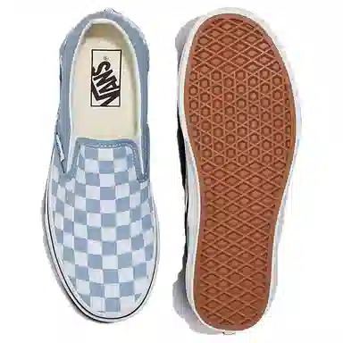 Vans Classic Slip-On Checkerboard Blue White