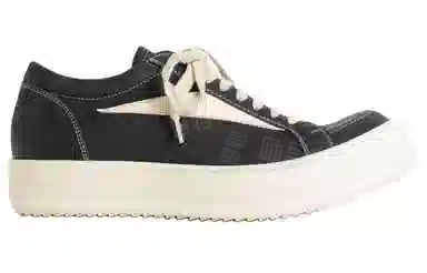 Rick Owens Low Top Sneakers Black