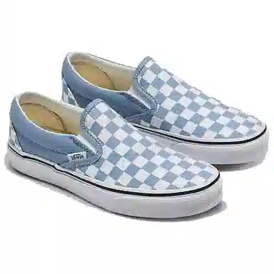 Vans Classic Slip-On Checkerboard Blue White