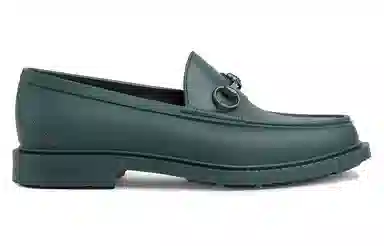 Gucci Rubber Loafer Deep Green