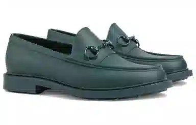 Gucci Rubber Loafer Deep Green