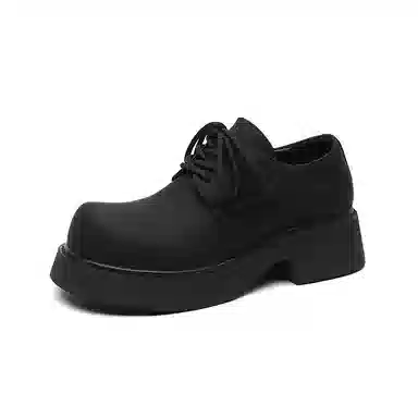 Dounkol Derby Thick Sole 5cm Black Warrior