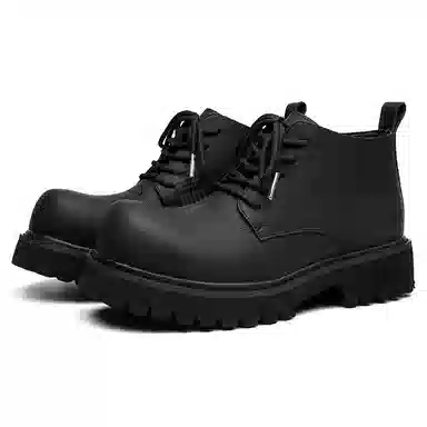 驰狼 马丁鞋 舒适内增高短筒 男女同款