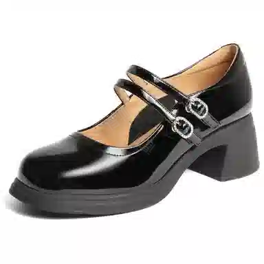 BELLE PU Mary Jane 5.5cm Heel