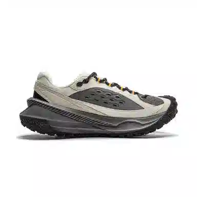 中国李宁 休闲舒适减震耐磨 低帮跑步鞋 男女同款 白灰