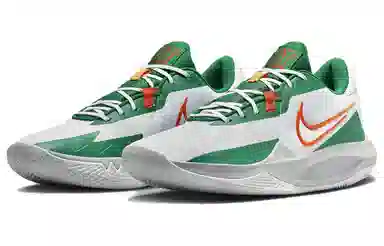 Nike Precision 6 White Green Orange