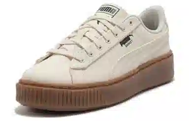 PUMA Basket Platform Canvas Beige