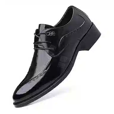 卡奇奥蒂 牛皮 商务 舒适 透气 英伦 正装皮鞋 男款 黑色