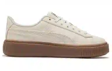 PUMA Basket Platform Canvas Beige