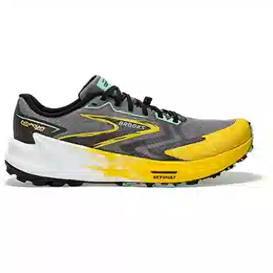 Brooks Catamount Lemon Yellow Grey