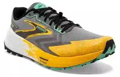 Brooks Catamount Lemon Yellow Grey