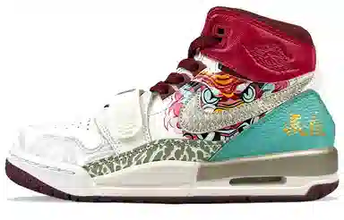 Jordan Legacy 312 GS White Red