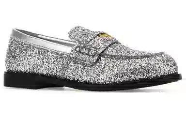 Miu Miu Loafers Silver