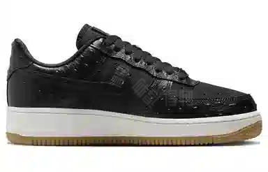 Nike Air Force 1 "Black Ostrich"