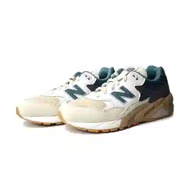 New Balance 580 Beige/White/Dark Grey/Green