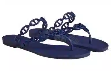 Hermes Flip Flops Blue