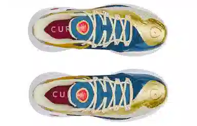 Under Armour Curry 11 Championship Mindset Blue Gold