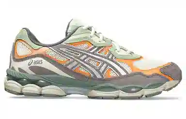 Asics GEL-NYC Grey Orange Green